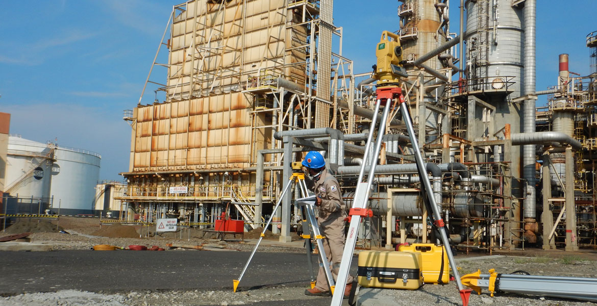 Pengukuran Tahap Persiapan Proyek Langit Biru Cilacap (PLBC) untuk Area FOC I